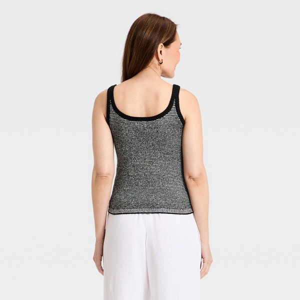 Top Tipo Tanque de Rayas para Mujer - A New Day™ 2