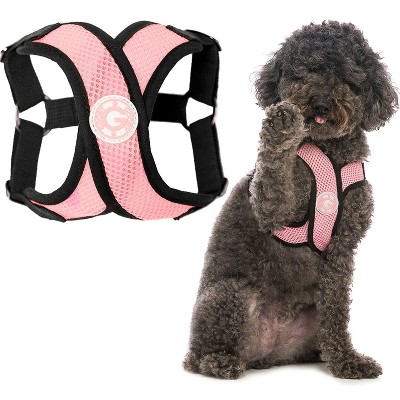 Gooby Comfort X Step in Harness Pink, Medium