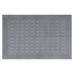 REGALWOVEN Lightweight Washable Cotton Reversible Water Absorbent Rug Shower Bath Mat - 1 of 4