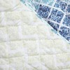 50"x60" Medallion Ombre Throw Blanket Blue/Navy Single - Lush Décor: Reversible, Microfiber, Coastal Style - 4 of 4