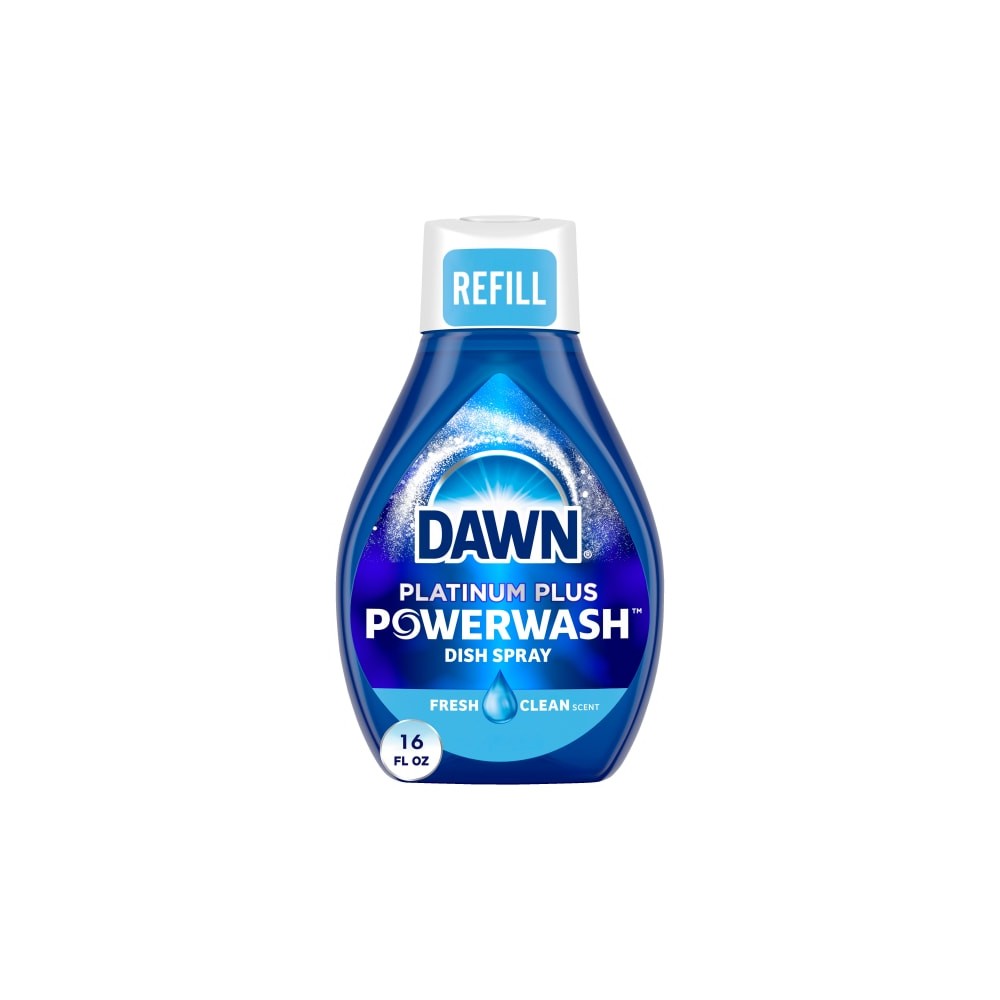 Dawn Platinum Powerwash Dish Spray, Dish Soap Refill - Fresh - 16oz