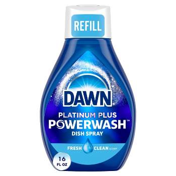 Dawn Fresh Scent Platinum Powerwash Dish Spray, Dish Soap Refill - 16oz