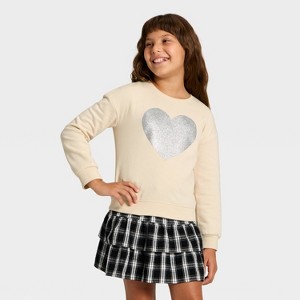 Girls' Pullover Sweatshirt - Cat & Jack™ - 1 of 4