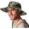 SUN CUBE Wide Brim Sun Hat Adults, Fishing Hats Sun UV Protection, Hiking Bucket Hat Safari Beach Boonie, UPF 50+ - 2 of 4