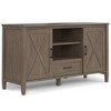 WyndenHall Cantina Medium TV Stand for TVs up to 60" Smoky Brown - 2 of 4