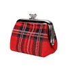 Signare USA Red Royal Stewart Tartan Frame Purse for Coins - 2 of 3