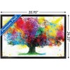 Trends International Color Bursting Tree Framed Wall Poster Prints - 3 of 4
