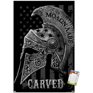 Trends International Jim Baldwin - Carved Helmet Unframed Wall Poster Prints - 1 of 4
