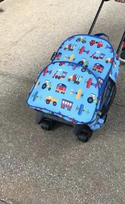 Wildkin Kids Rolling Suitcase Luggage (Heroes)