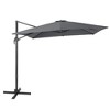 Sonkuki Outdoor 9x9 FT 240gsm Solution-Dyed Patio Cantilever Umbrella With Canopy - 2 of 4