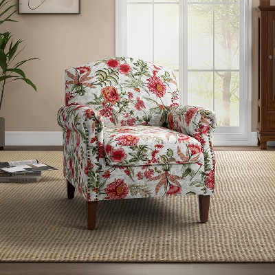 Giampiero Transitional Living Room Comfty Armchair with Nailhead Trims | ARTFUL LIVING DESIGN
