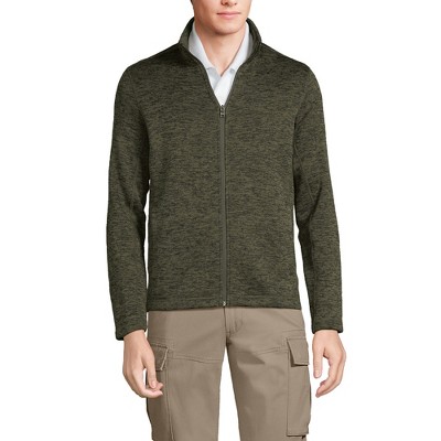 Lands' End Men's Sweater Fleece Jacket