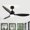 Airsurfer White 52 Inch Ceiling Fans with LED Light and Remote Control - 3 of 4