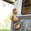 3 Pot Hanging Planter Terracotta & Jute by Foreside Home & Garden - 2 of 4
