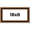 PosterPalooza | Panoramic Weathered Gold Picture Frame - UV Acrylic, Foam Board Backing, Hanging Hardware - 2 of 4