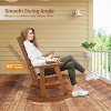 VINGLI Wooden Rocking Chair with High Backrest, Solid Fir Wood, Heavy Duty 600 LBS Patio Rockers for Indoor and Outdoor - 2 of 4