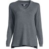 Lands' End Women's Faux Cashmere Long Sleeve Cozy Pajama Top - 3 of 4