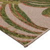 7' x 10' Outdoor Rug Neutral Palm - Threshold™: Woven Rectangular Area, All-Weather, Hose Clean - image 4 of 4