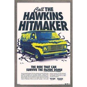 Trends International Netflix Stranger Things: Season 5 (2025) - WSQK Van Framed Wall Poster Prints - 1 of 4