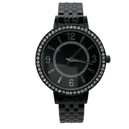 Black face womens discount watch