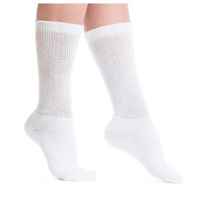 Comfort Choice Women's Plus Size Diabetic Ultra Plush Crew Socks 3-Pack - 1 of 2