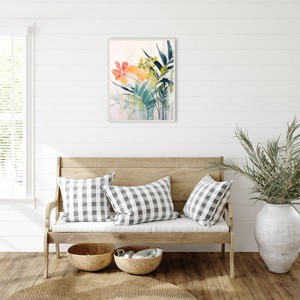 Amanti Art Pink and Yellow Floral Elegance II by Irena Orlov Framed Wall Art Print - 1 of 4