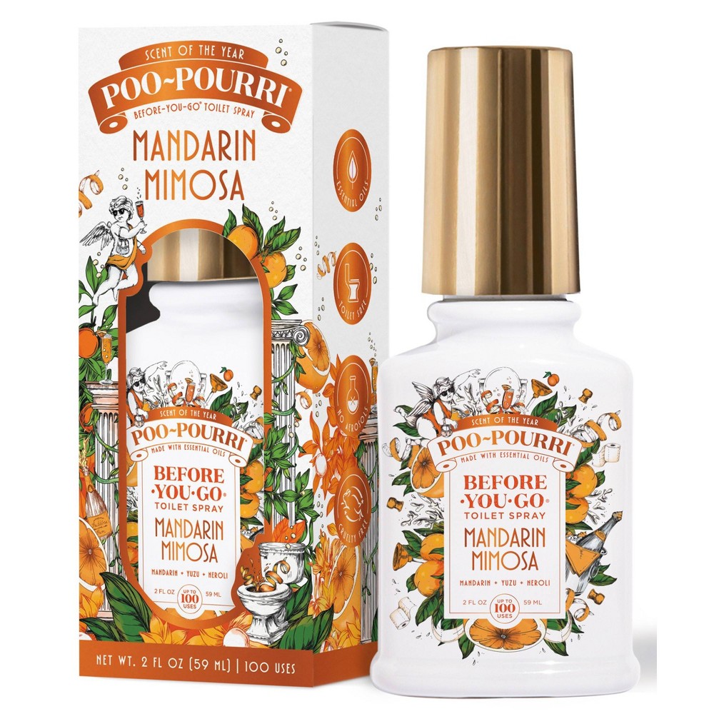 Poo-Pourri Before-You-Go Mandarin Mimosa Toilet Spray 2 fl oz