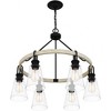 Quoizel Lighting Kingsbridge 6 - Light Chandelier in  Earth Black - 4 of 4
