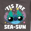 Men's - Lilo and Stitch - Tis the Sea-Sun Christmas Short Sleeve Graphic T-Shirt - 2 of 4