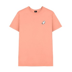 Dalix Ghost Embroidered Soft Cotton Short Sleeve T Shirt Mens - 1 of 4