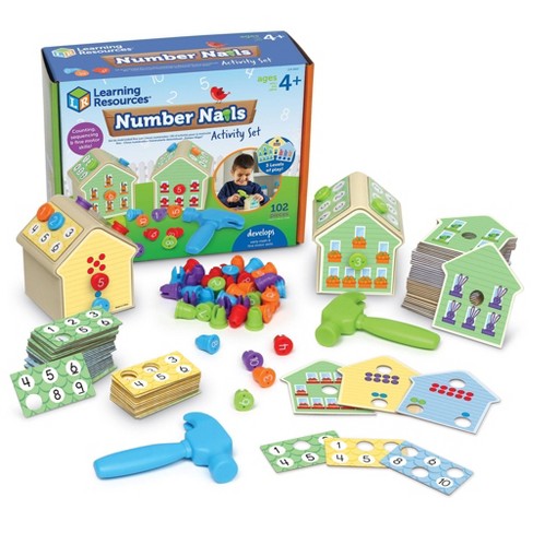 Learning Resources Number Nails! Fine Motor Math Game : Target