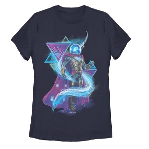 Women's Marvel Spider-Man: Far From Home Mysterio Swirl T-Shirt - 1 of 4