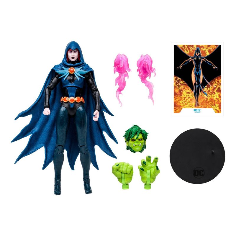 DC Comics Build-A-Figure Titans Raven Action Figure, 4 of 12