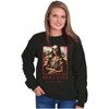 Leonardo Da Vinci Mona Lisa Skeleton Sweatshirt for Men or Women Brisco Brands - 3 of 4