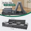 Docred Kids Couch Play Set, 8/10PCS Modular Kids Sofa Couch Fold Out Playhouse Set for Toddlers, Creative Foam Play Couchs Indoor - 2 of 4