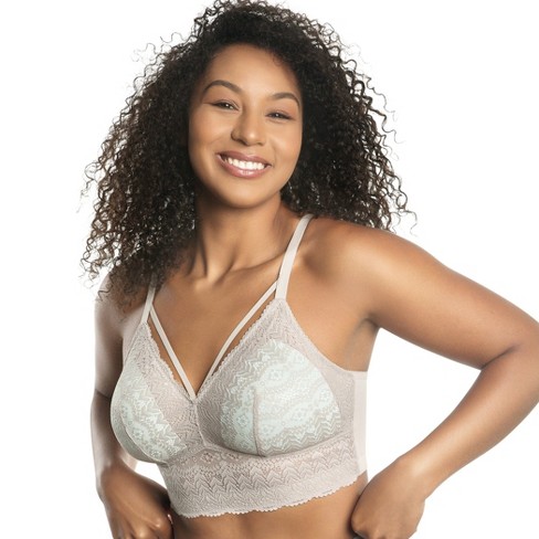 Parfait Women's Mia Lace Wire-free Lace Bralette Sandstone - 40c