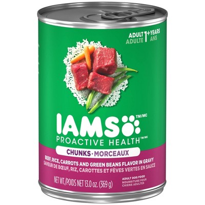 iams canned dog food