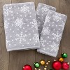 SKL Home 2pk Scattered Snowflakes Hand Towels - 3 of 4