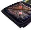 Surreal Entertainment Magic: The Gathering Black Lotus Card Double-Sided Fleece Throw Blanket | 45 x 60 Inches - 2 of 4
