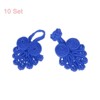 Unique Bargains Nylon Tang Suit Dress Sweater Handmade Sewing Fasteners Knot Closure Buttons 10 Sets - 3 of 4