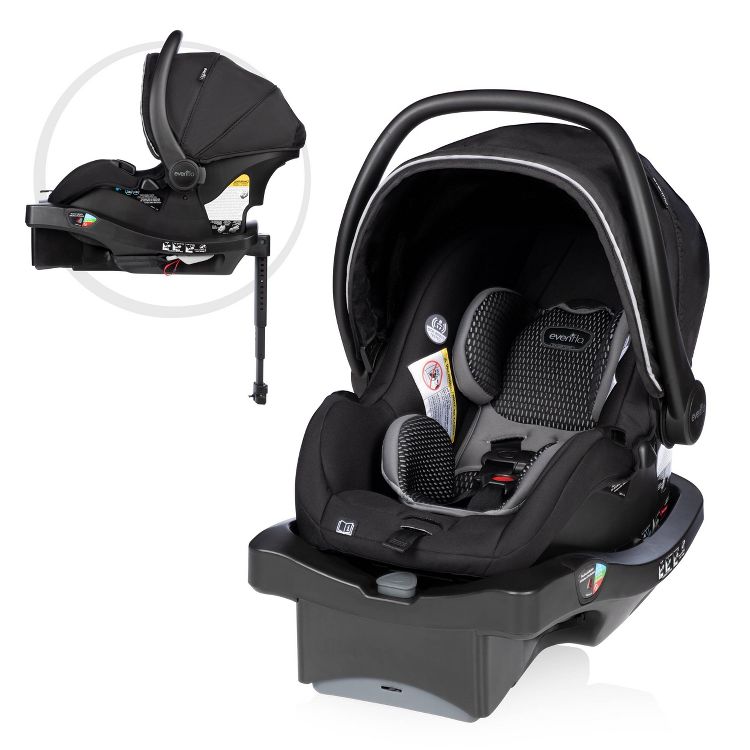 Evenflo LiteMax DLX Infant Car Seat Freeflow - Olympus: LATCH Compatible, No-Rethread Harness, Machine Washable Seat Pad, 1 of 20