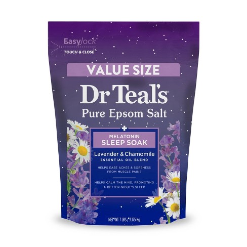 Dr Teal's Melatonin Sleep Pure Epsom Bath Salt - image 1 of 4