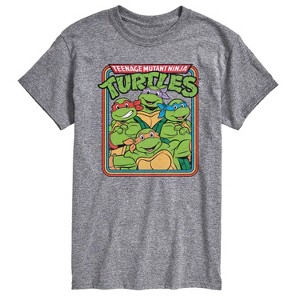 Men's - Teenage Mutant Ninja Turtles - TMNT Retro Group Short Sleeve Graphic T-Shirt - 1 of 4