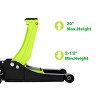 Syemin Lift Jacks Low Profile Hydraulic Trolley Service/Floor Jack, 4 Ton Capacity, Lifting Range 2.5"-20", Green, 28"*17.7"*7.7" - 4 of 4
