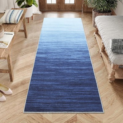 Hallway Runner Rug Washable Soft Modern Area Rugs for Bedroom Living Room Kitchen Non Slip Floor Runner for Indoor Home Decor Stain