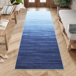 Hallway Runner Rug Washable Soft Modern Area Rugs for Bedroom Living Room Kitchen Non Slip Floor Runner for Indoor Home Decor Stain - 1 of 4