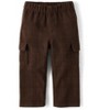 The Children's Place Toddler Boys Plaid Luxe Cozy Knit Baggy Cargo Pants - 3 of 4