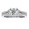 Pompeii3 1 1/3CT Diamond Engagement Ring in White, Yellow, or Rose Gold Lab Created - 3 of 4