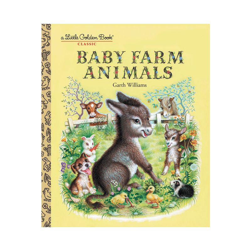 Baby Farm Animals - (Little Golden Book) by  Garth Williams (Hardcover), 1 of 2