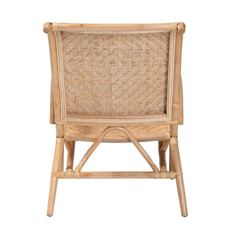bali &#38; pari Madura Rattan Lounge Chair Natural Brown, 5 of 10